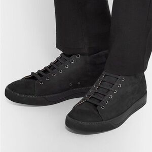 Lanvin Black High-Top Sneakers